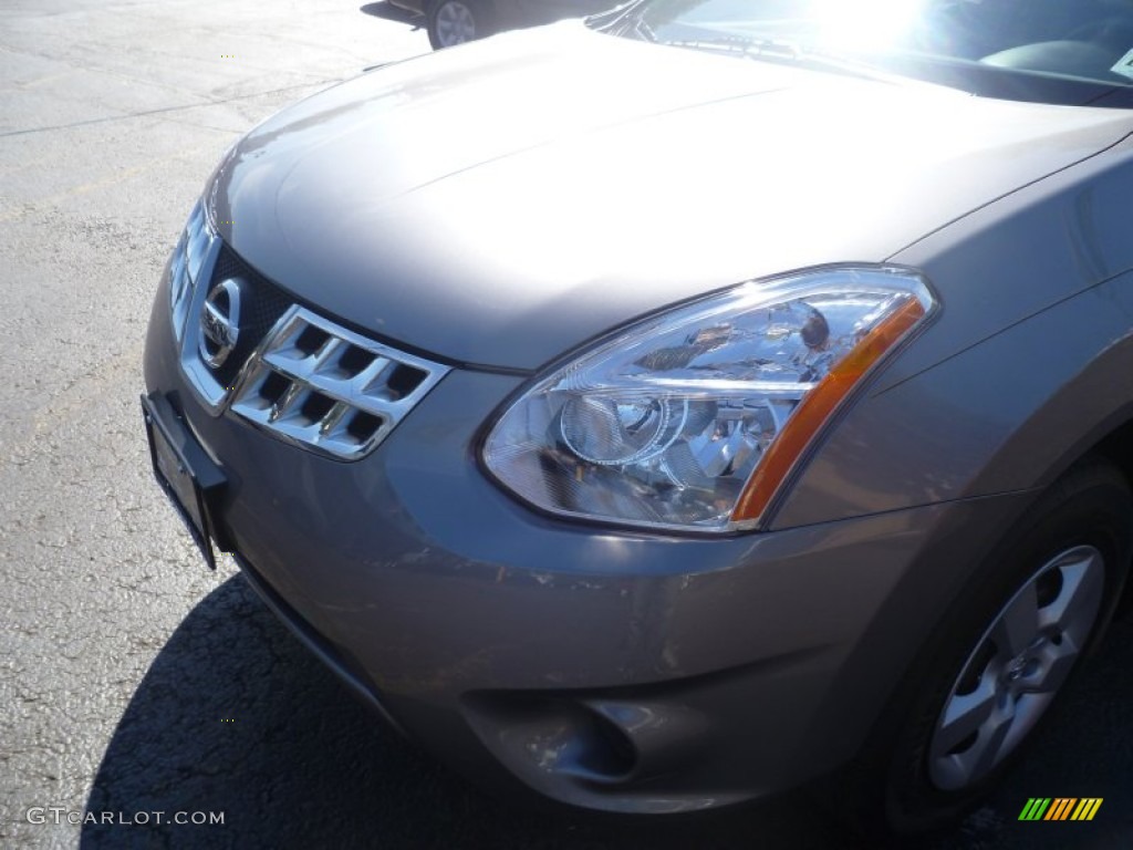 2011 Rogue S AWD - Gotham Gray Metallic / Black photo #5