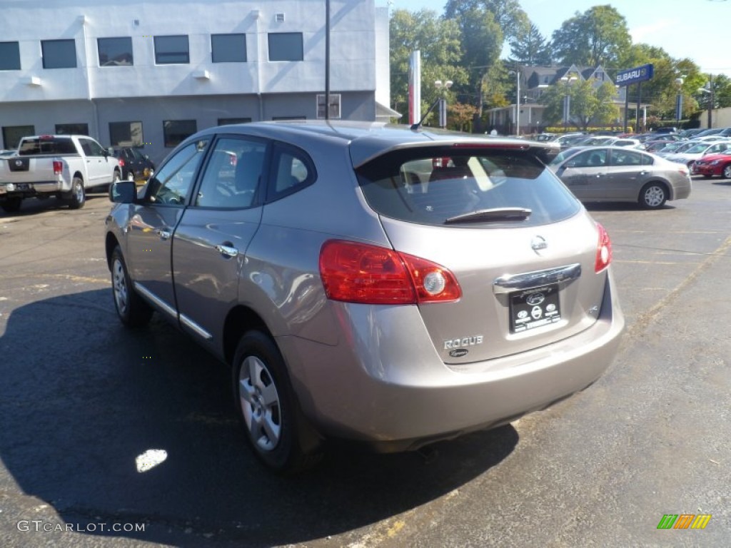 2011 Rogue S AWD - Gotham Gray Metallic / Black photo #9