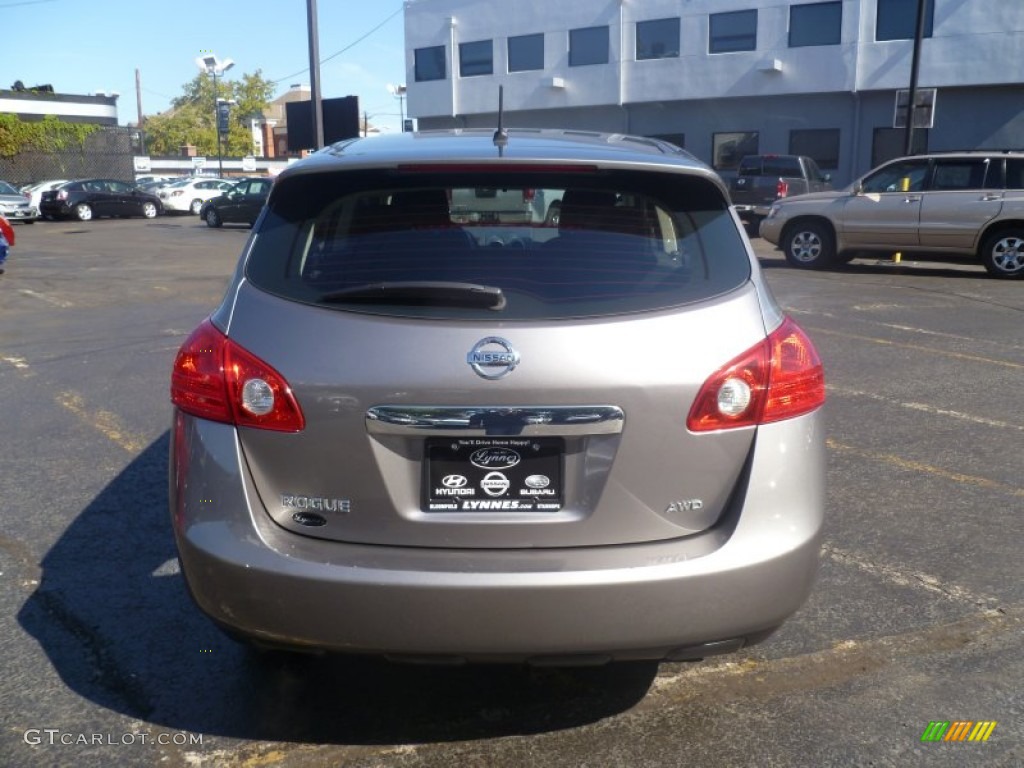 2011 Rogue S AWD - Gotham Gray Metallic / Black photo #10