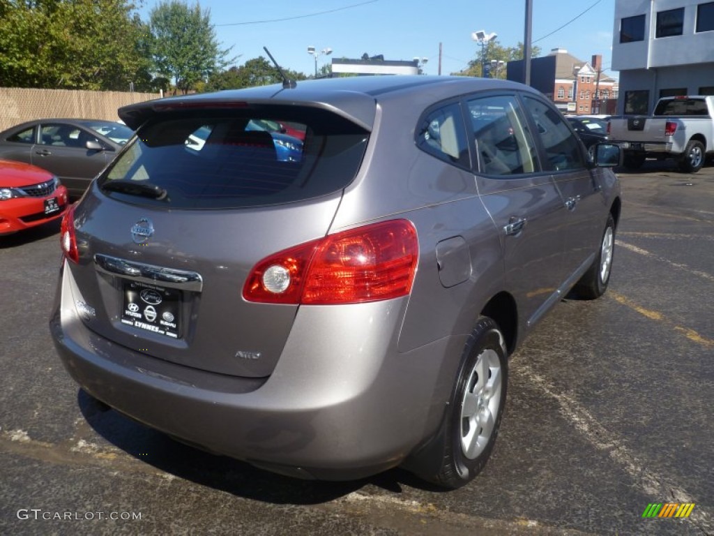 2011 Rogue S AWD - Gotham Gray Metallic / Black photo #11