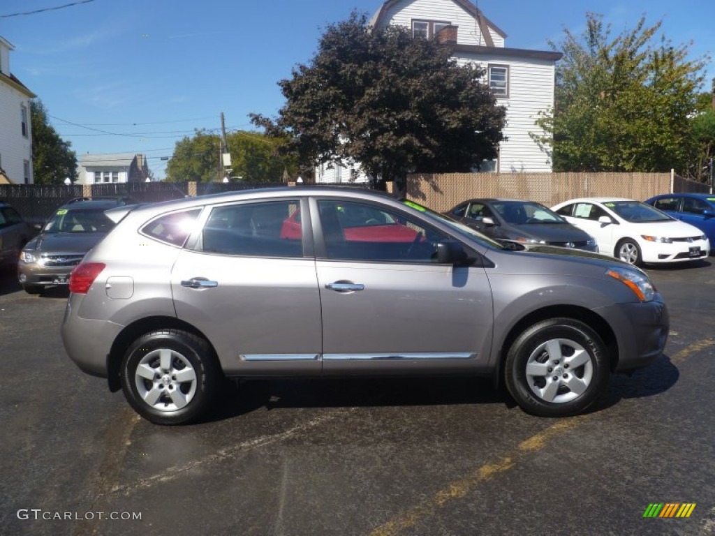 2011 Rogue S AWD - Gotham Gray Metallic / Black photo #16