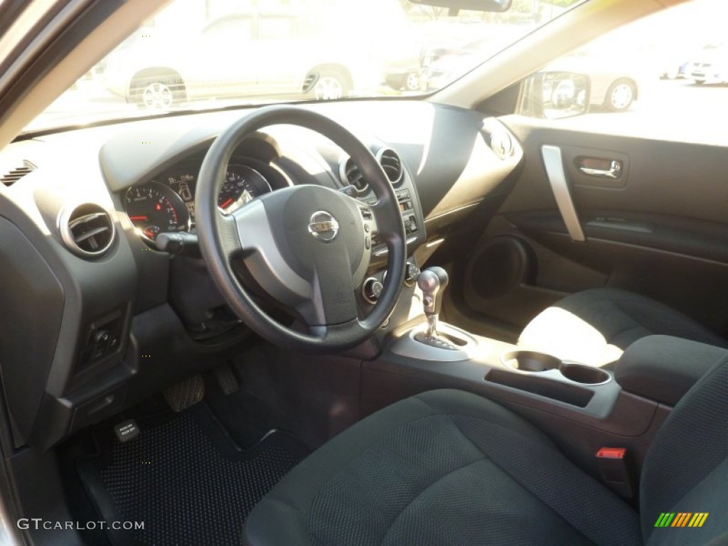 2011 Rogue S AWD - Gotham Gray Metallic / Black photo #21