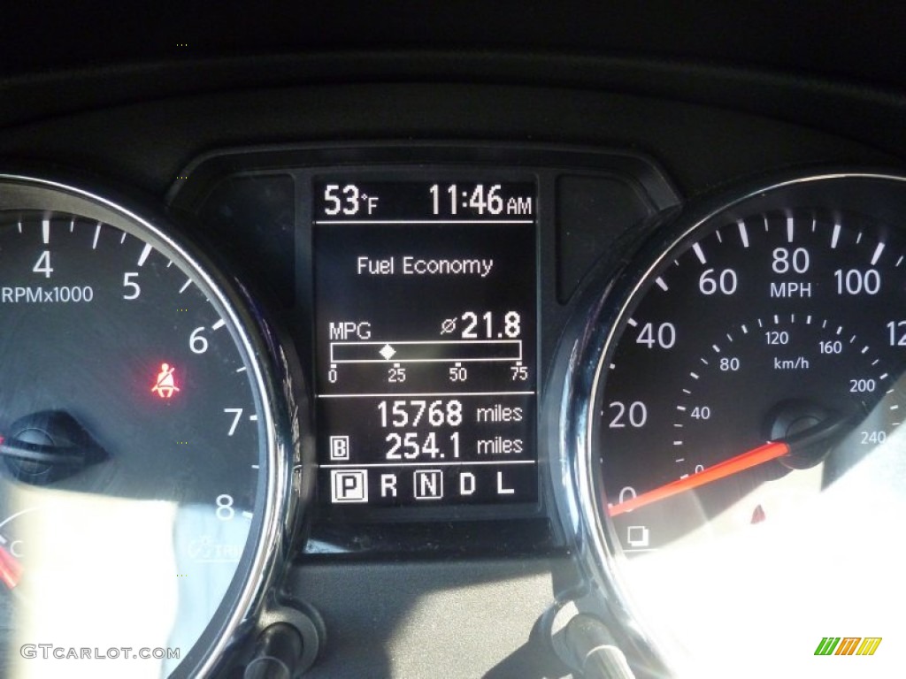 2011 Rogue S AWD - Gotham Gray Metallic / Black photo #24