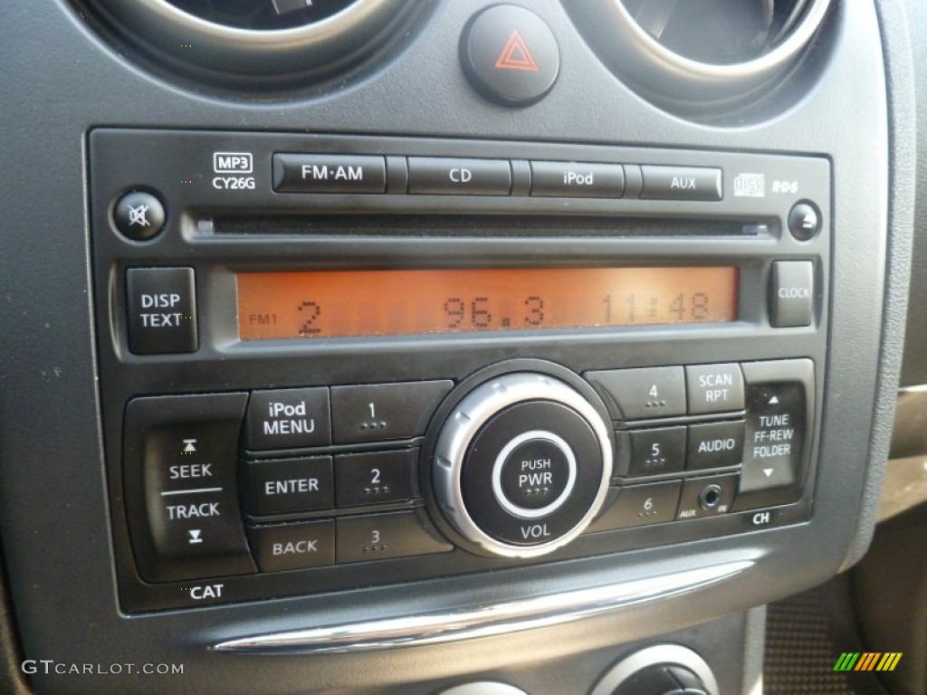 2011 Rogue S AWD - Gotham Gray Metallic / Black photo #31