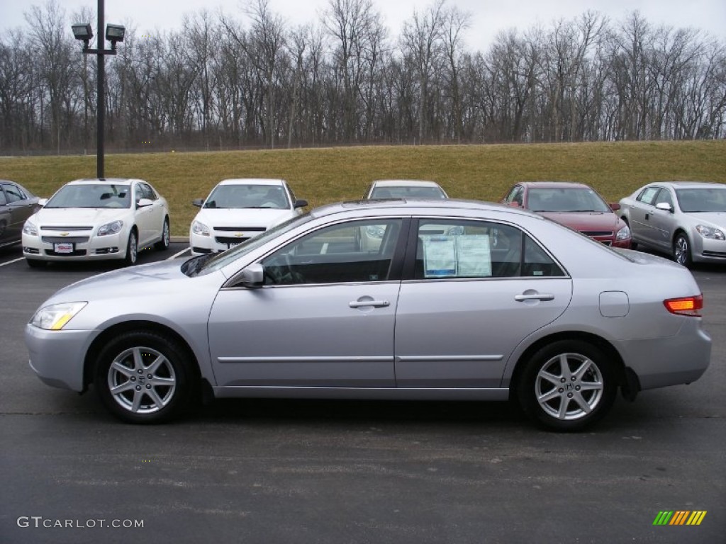 2003 Accord EX V6 Sedan - Satin Silver Metallic / Black photo #7