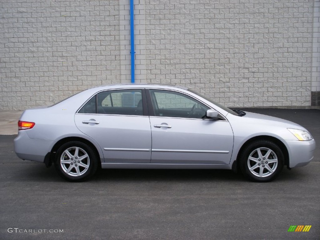 2003 Accord EX V6 Sedan - Satin Silver Metallic / Black photo #8