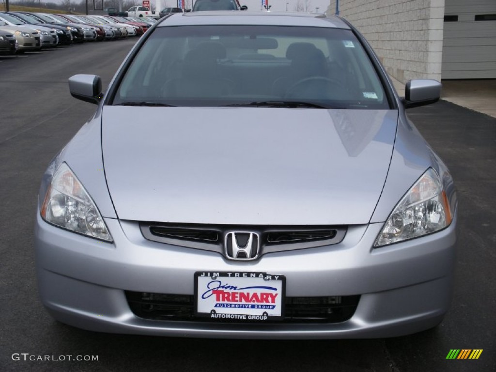2003 Accord EX V6 Sedan - Satin Silver Metallic / Black photo #9