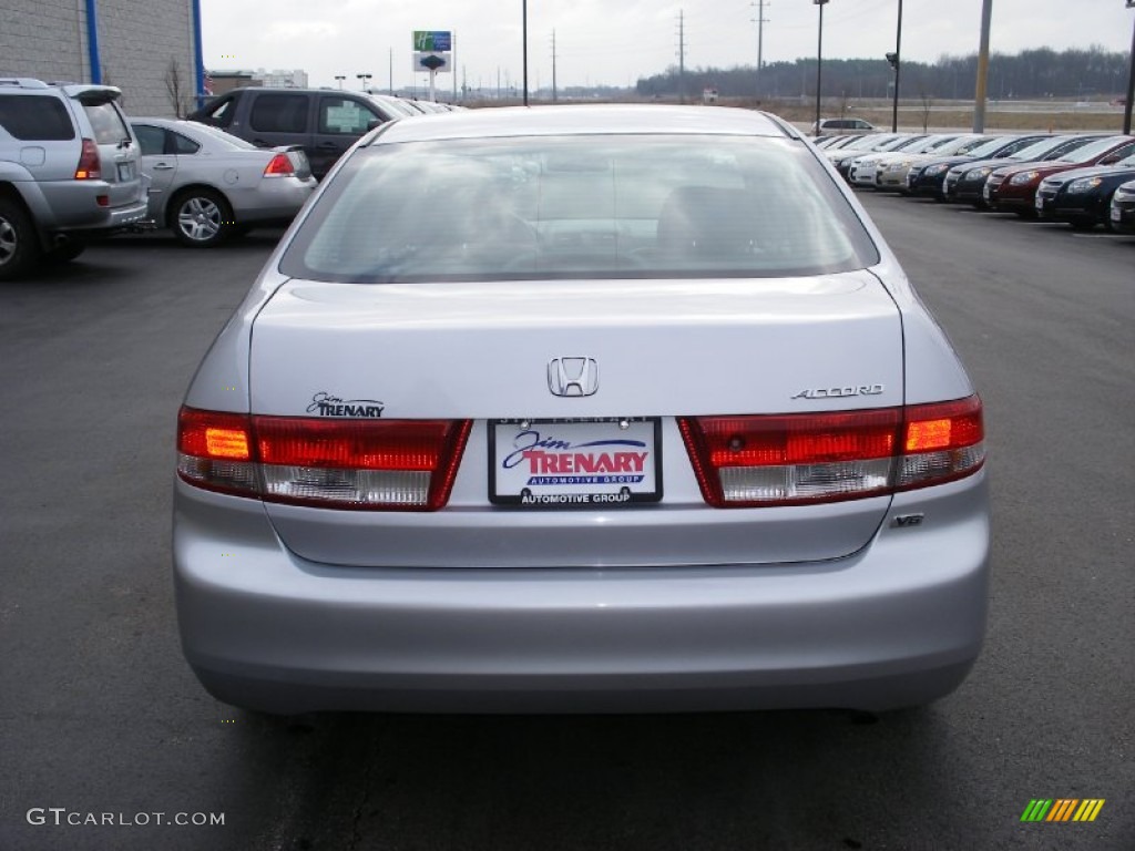 2003 Accord EX V6 Sedan - Satin Silver Metallic / Black photo #10