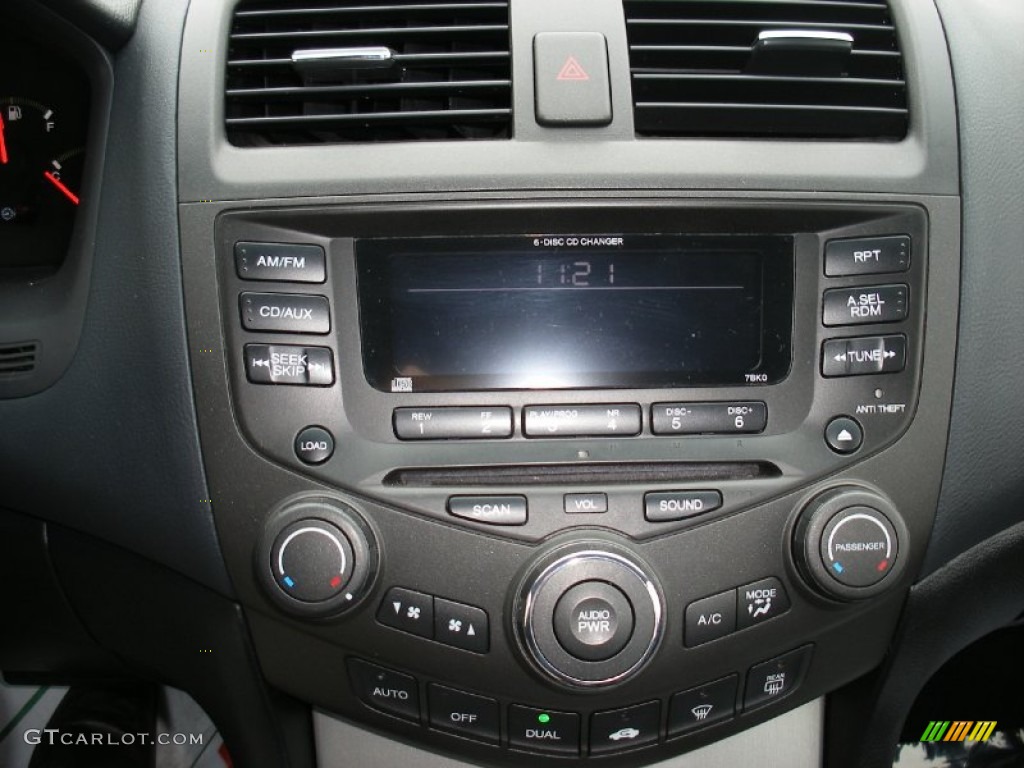 2003 Accord EX V6 Sedan - Satin Silver Metallic / Black photo #16