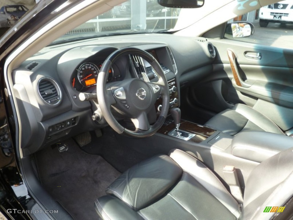 Charcoal Interior 2009 Nissan Maxima 3.5 SV Premium Photo #58031699