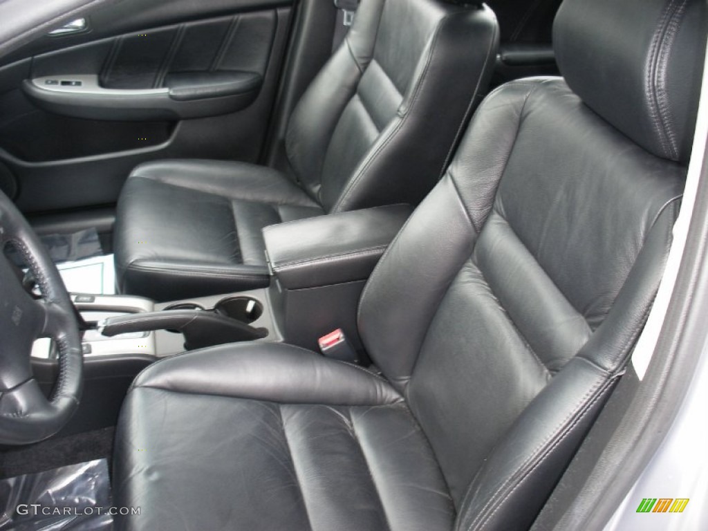 2003 Accord EX V6 Sedan - Satin Silver Metallic / Black photo #20