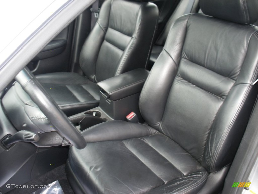 2003 Accord EX V6 Sedan - Satin Silver Metallic / Black photo #21