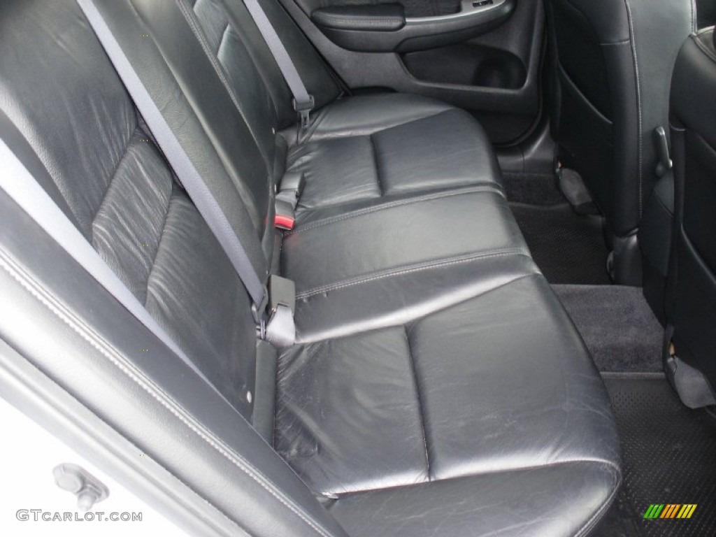 2003 Accord EX V6 Sedan - Satin Silver Metallic / Black photo #23