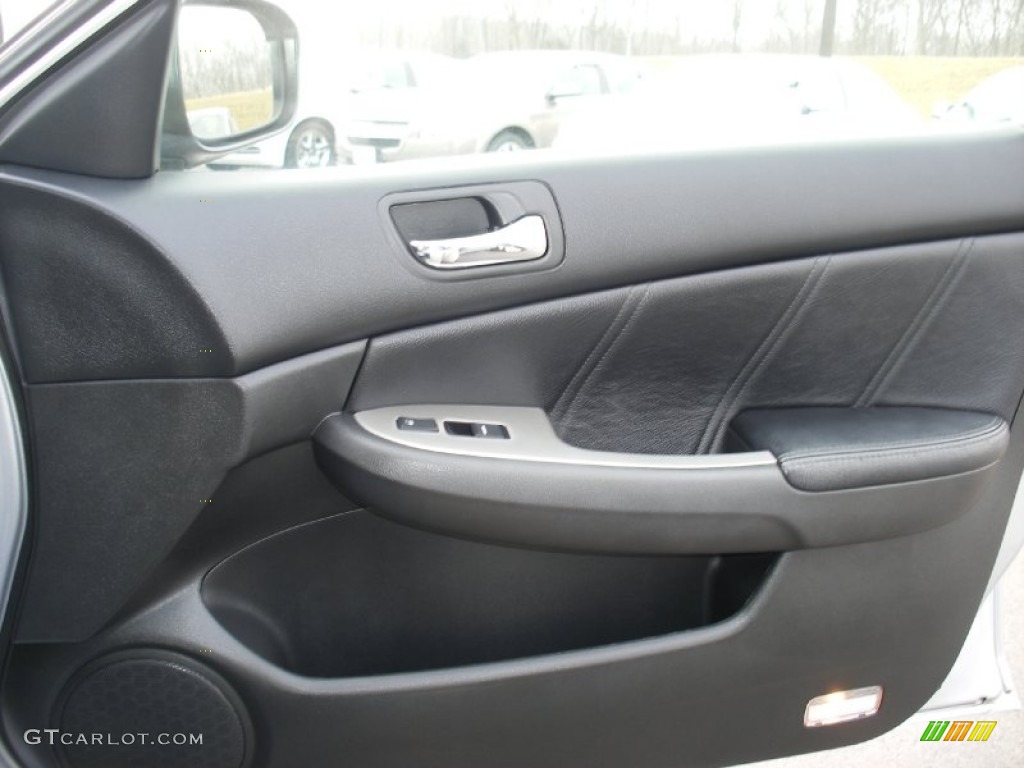 2003 Accord EX V6 Sedan - Satin Silver Metallic / Black photo #28