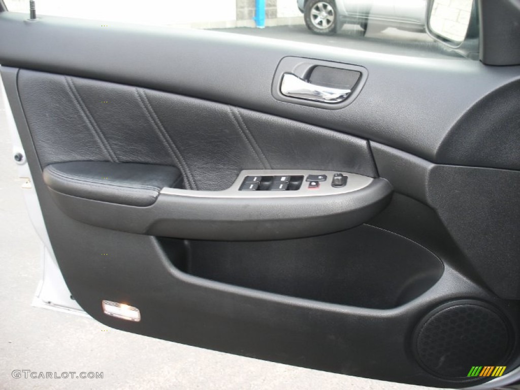 2003 Accord EX V6 Sedan - Satin Silver Metallic / Black photo #29