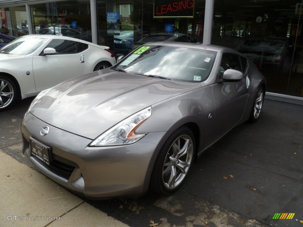2009 370Z Sport Touring Coupe - Platinum Graphite / Gray Leather photo #1