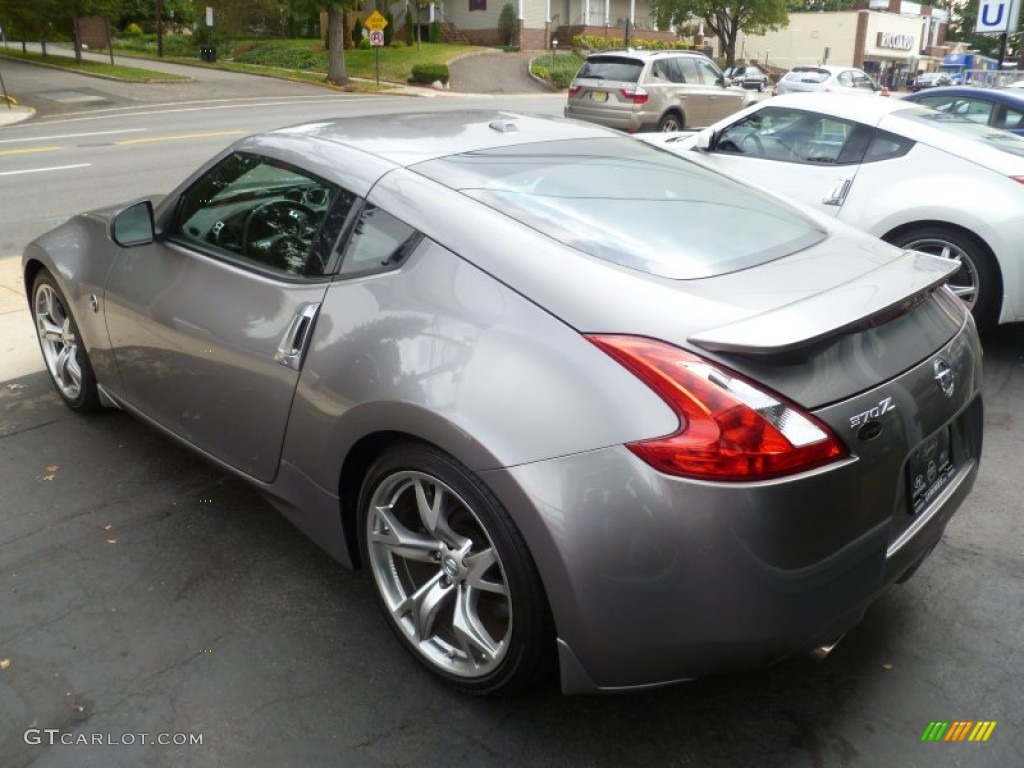 2009 370Z Sport Touring Coupe - Platinum Graphite / Gray Leather photo #11