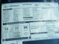2008 Chevrolet Corvette Coupe Window Sticker