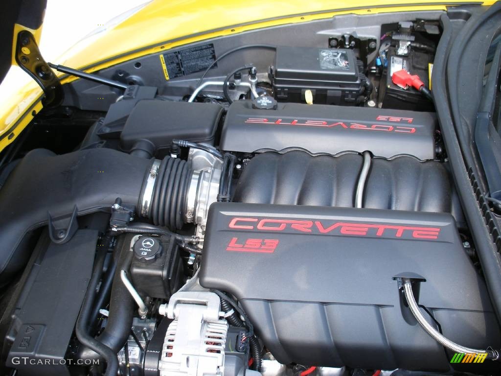 2008 Corvette Coupe - Velocity Yellow / Ebony photo #13