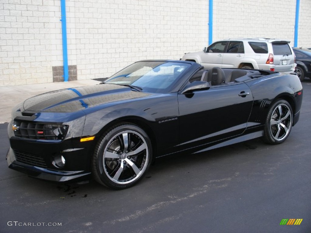Black 2011 Chevrolet Camaro SS/RS Convertible Exterior Photo #58033205