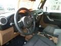 Black/Dark Saddle Interior Photo for 2011 Jeep Wrangler #58034042