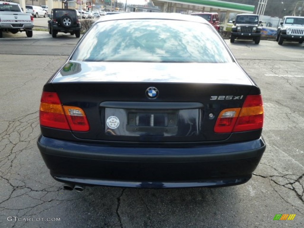 2003 3 Series 325xi Sedan - Orient Blue Metallic / Grey photo #4