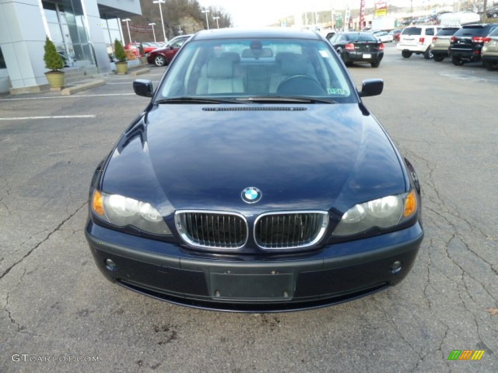 2003 3 Series 325xi Sedan - Orient Blue Metallic / Grey photo #8