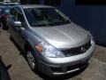 2010 Magnetic Gray Metallic Nissan Versa 1.8 S Hatchback  photo #4