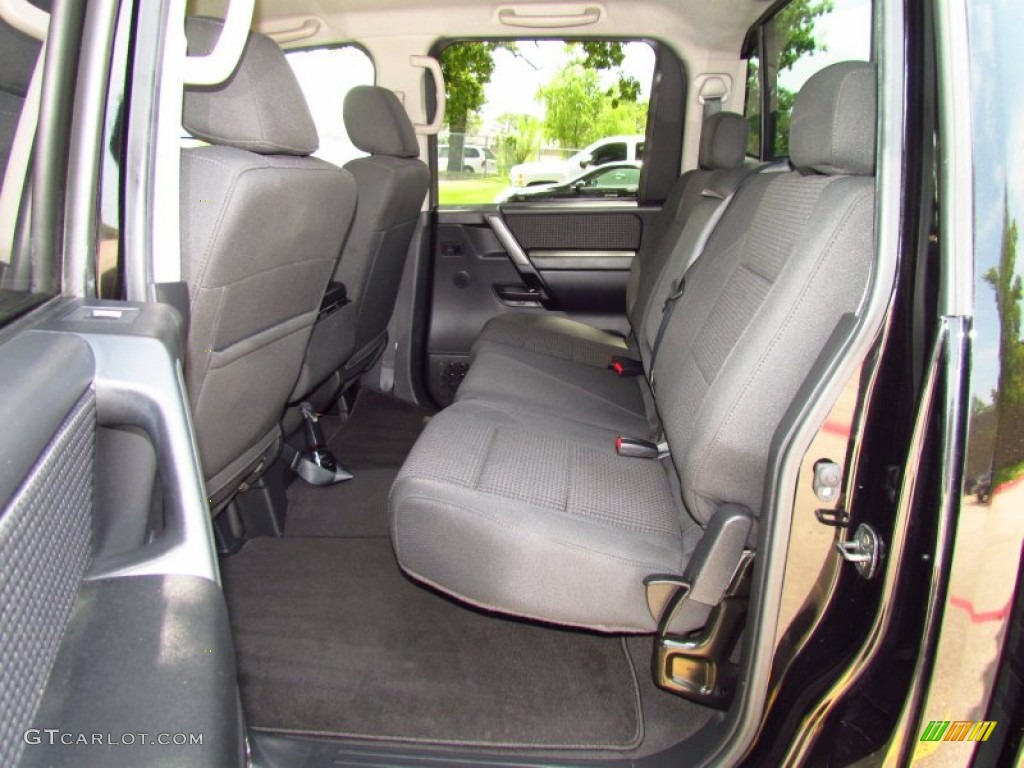 2009 Titan SE Crew Cab - Galaxy Black / Charcoal photo #12