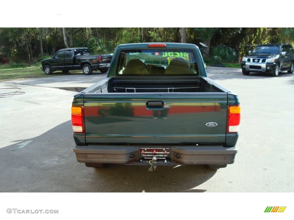 1998 Ranger XL Extended Cab - Deep Emerald Green Metallic / Medium Prairie Tan photo #3