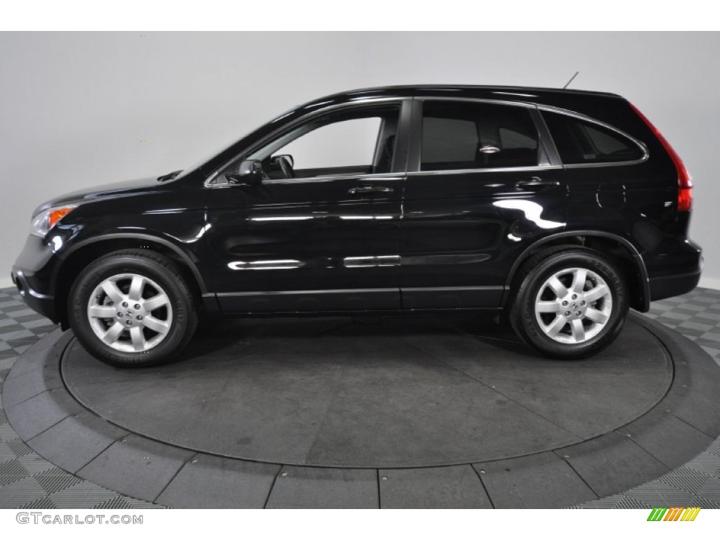2008 CR-V EX 4WD - Nighthawk Black Pearl / Black photo #2
