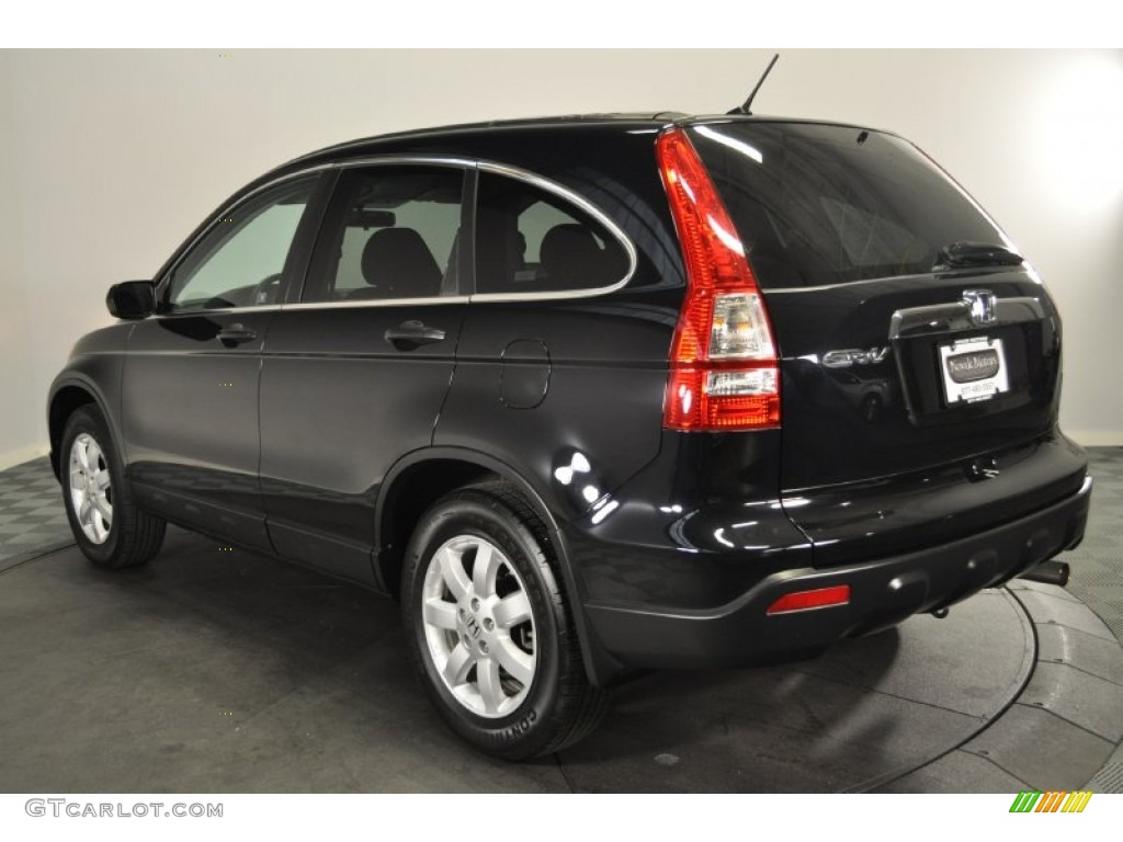 2008 CR-V EX 4WD - Nighthawk Black Pearl / Black photo #3