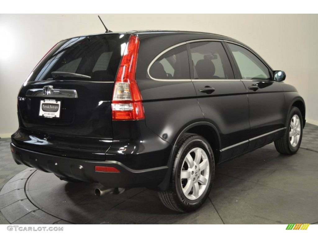 2008 CR-V EX 4WD - Nighthawk Black Pearl / Black photo #4