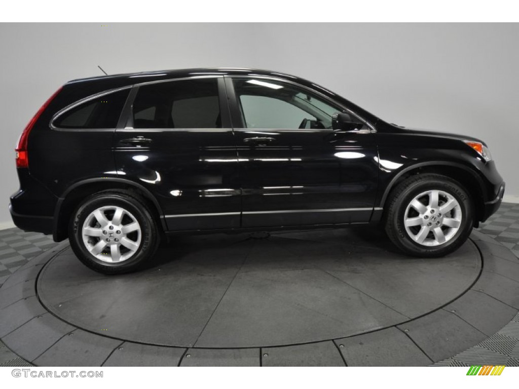 2008 CR-V EX 4WD - Nighthawk Black Pearl / Black photo #5