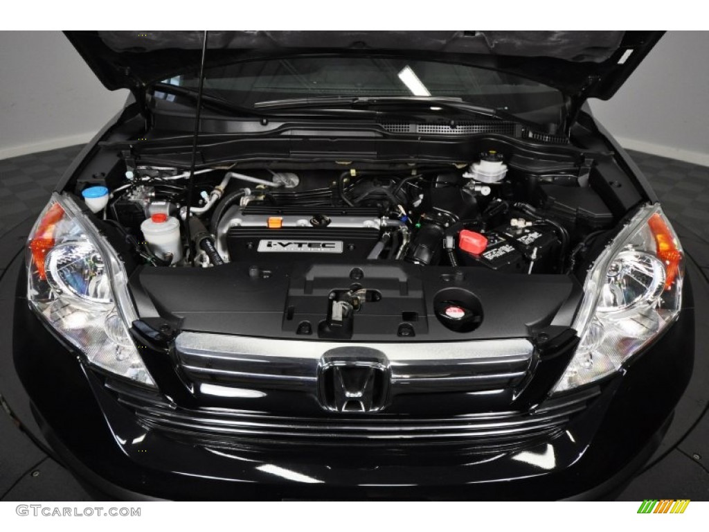 2008 CR-V EX 4WD - Nighthawk Black Pearl / Black photo #8