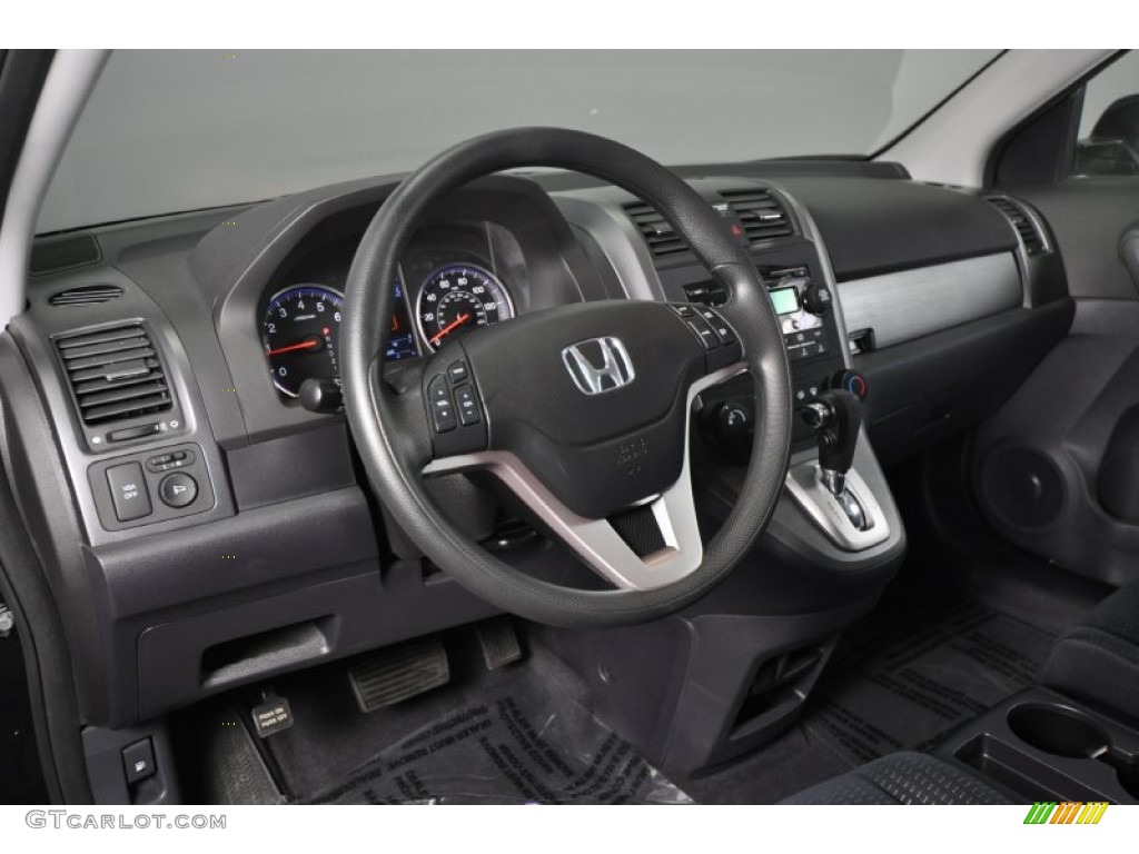 2008 CR-V EX 4WD - Nighthawk Black Pearl / Black photo #11