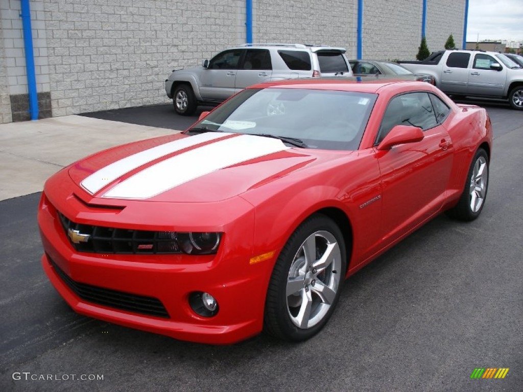 Victory Red 2010 Chevrolet Camaro SS/RS Coupe Exterior Photo #58037379
