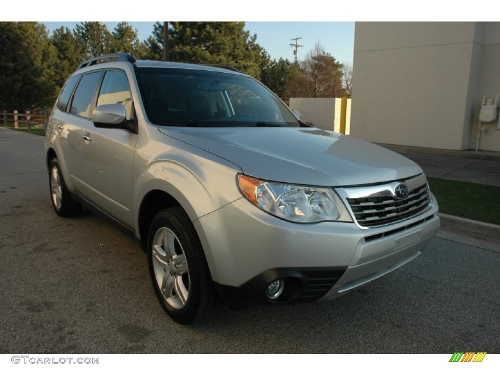 2009 Forester 2.5 X Limited - Spark Silver Metallic / Black photo #1