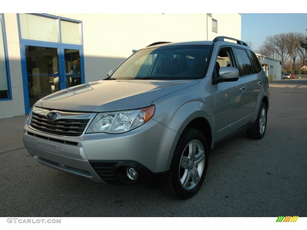2009 Forester 2.5 X Limited - Spark Silver Metallic / Black photo #3