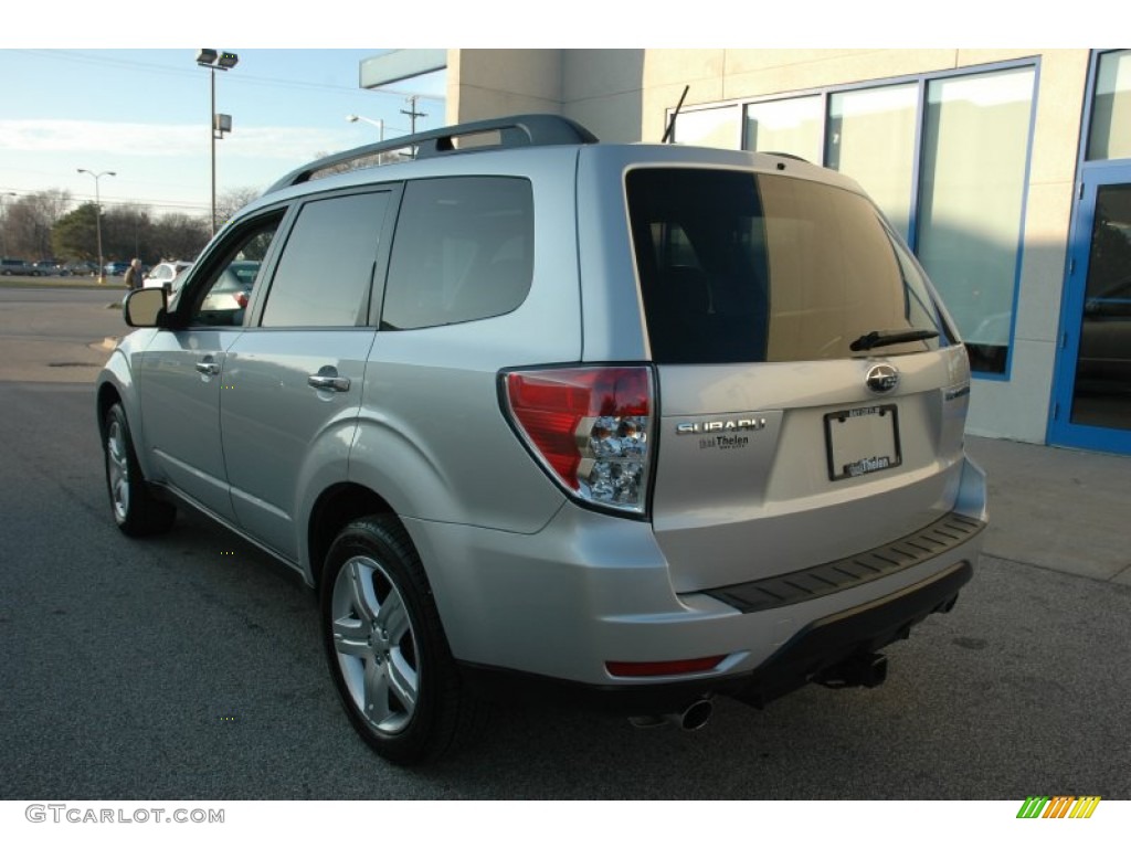 2009 Forester 2.5 X Limited - Spark Silver Metallic / Black photo #4