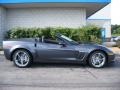 Cyber Gray Metallic 2010 Chevrolet Corvette Grand Sport Convertible Exterior