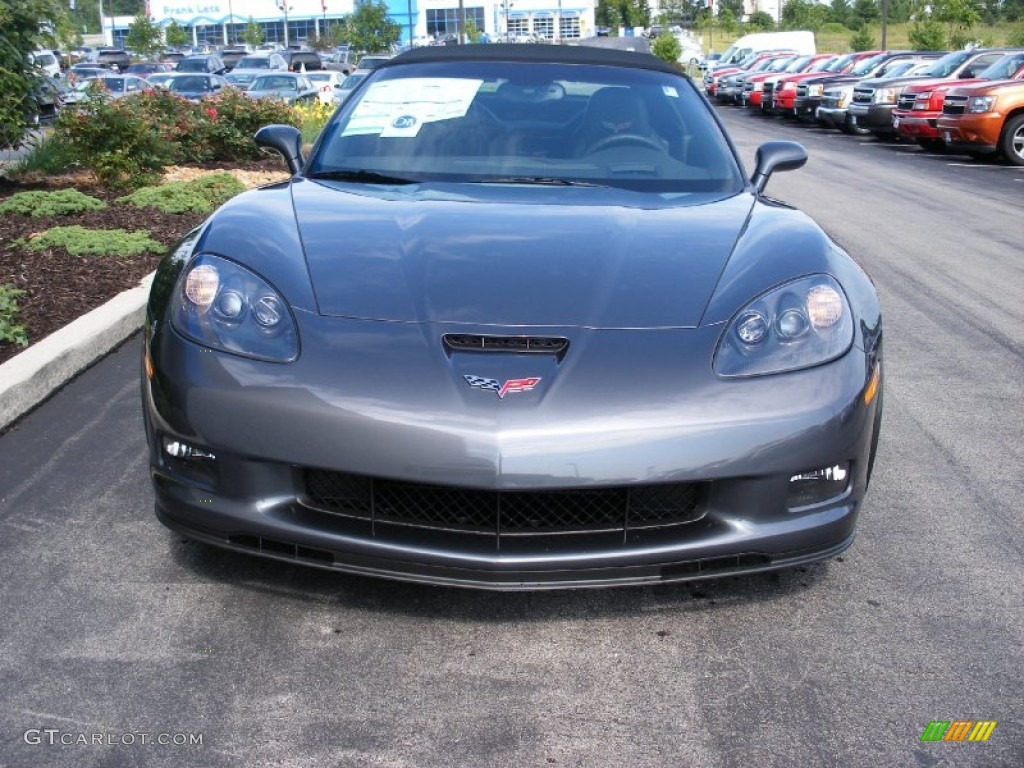 Cyber Gray Metallic 2010 Chevrolet Corvette Grand Sport Convertible Exterior Photo #58037843