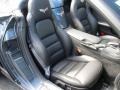 Ebony Black 2010 Chevrolet Corvette Grand Sport Convertible Interior Color