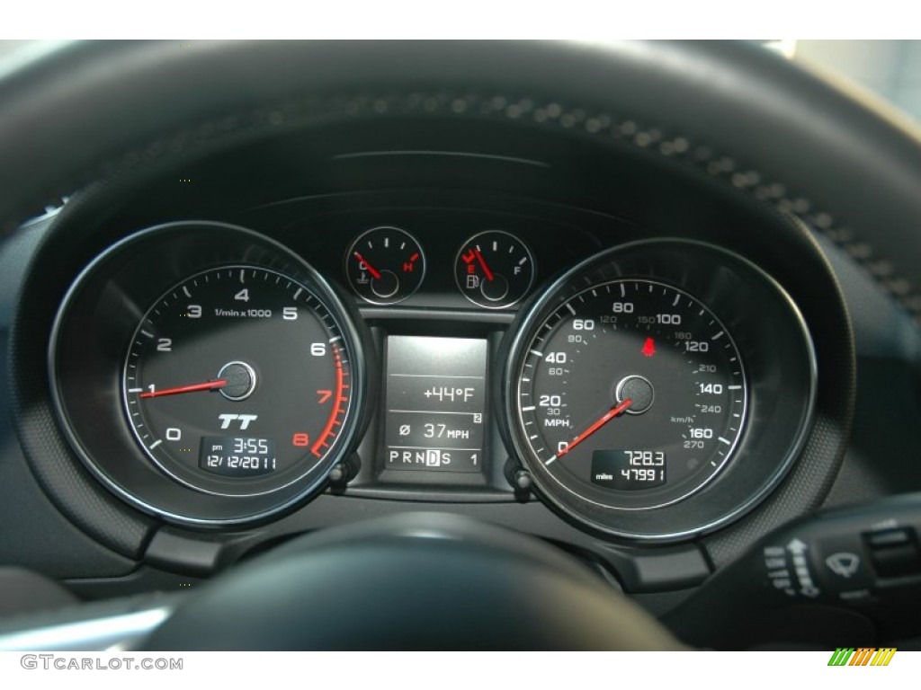 2009 Audi TT 2.0T quattro Coupe Gauges Photo #58037930