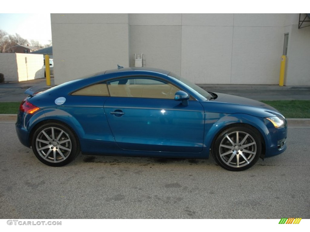 2009 TT 2.0T quattro Coupe - Aruba Blue Pearl Effect / Black photo #12