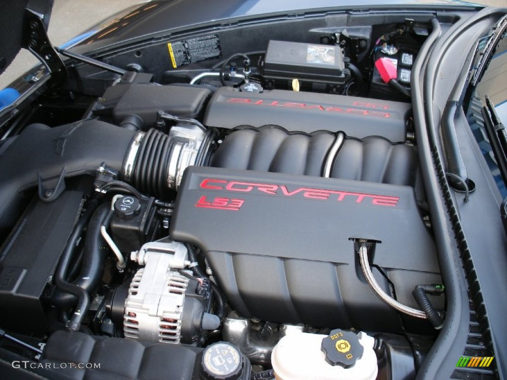 2010 Chevrolet Corvette Grand Sport Convertible 6.2 Liter OHV 16-Valve LS3 V8 Engine Photo #58038014