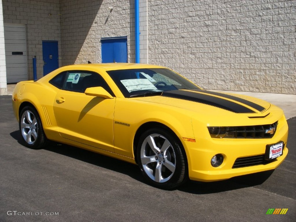 2010 Camaro SS/RS Coupe - Rally Yellow / Black photo #7