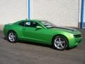 2010 Synergy Green Metallic Chevrolet Camaro LT Coupe  photo #4