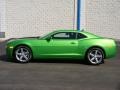 2010 Synergy Green Metallic Chevrolet Camaro LT Coupe  photo #5