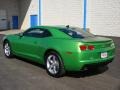 2010 Synergy Green Metallic Chevrolet Camaro LT Coupe  photo #11